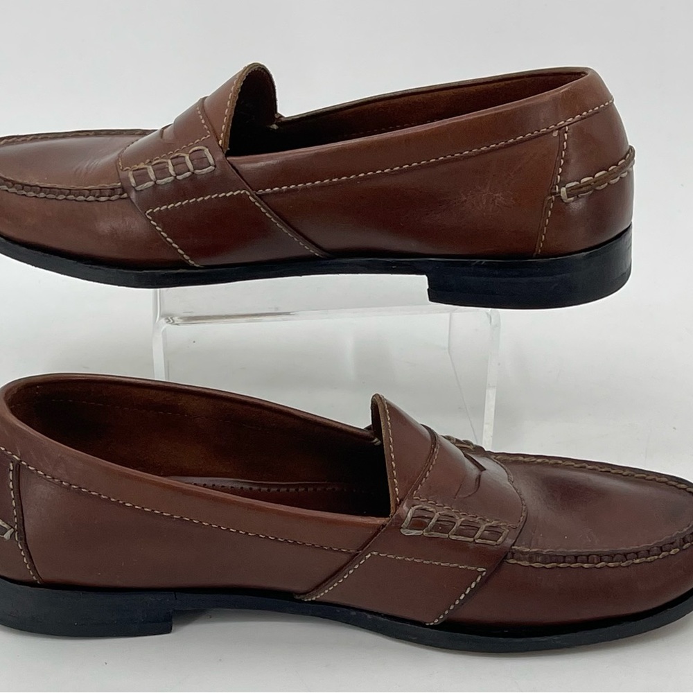 Cole Haan Bowman Penny Loafer Slip On Saddle‎ Tan Brown Men’s 10.5 D C01251 - Picture 2 of 9